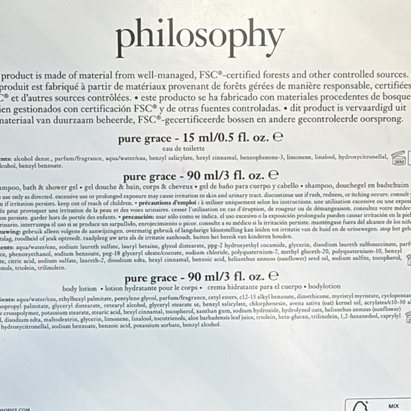 Philosophy GRACE SET - Picture 3 of 3